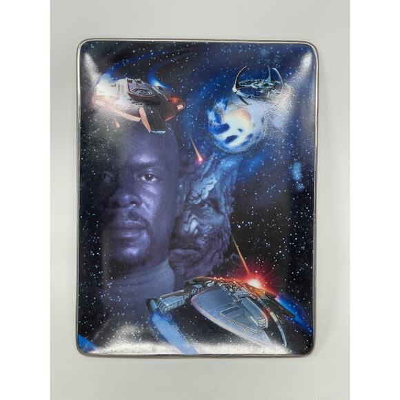 1998 STAR TREK Commemorative Plates Defenders of the Final Frontier Set of (4) - Picture 2 of 9